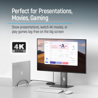 Кабель мультимедійний USB-C to HDMI M 2.0m 4K60Hz black ColorWay (CW-CBCHD077-BK) Вінниця - фото 12