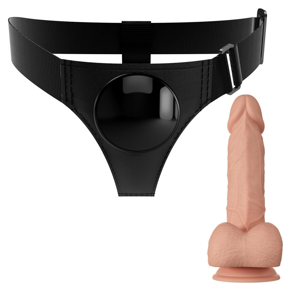 Страпон - Pretty Love Harness Briefs Jerry 7.6" Sex Aura Київ - фото 4