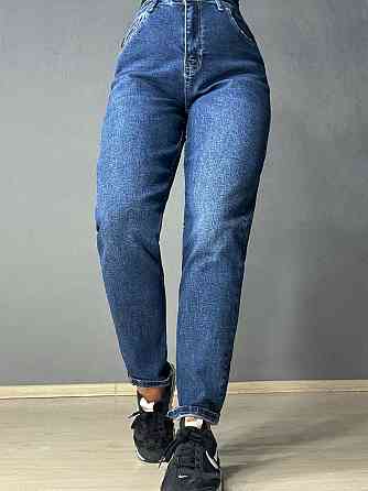 Джинси жіночі Mikaletta 13102 MOM comfort стрейч сині, синій, З4, 34, 91 см, 131 см Київ