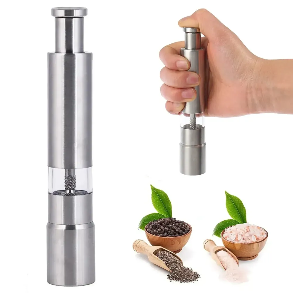 Ручной измельчитель для соли и перца из нержавеющей стали, XL-552 / Механическая мельница для специй Коломия - фото 5