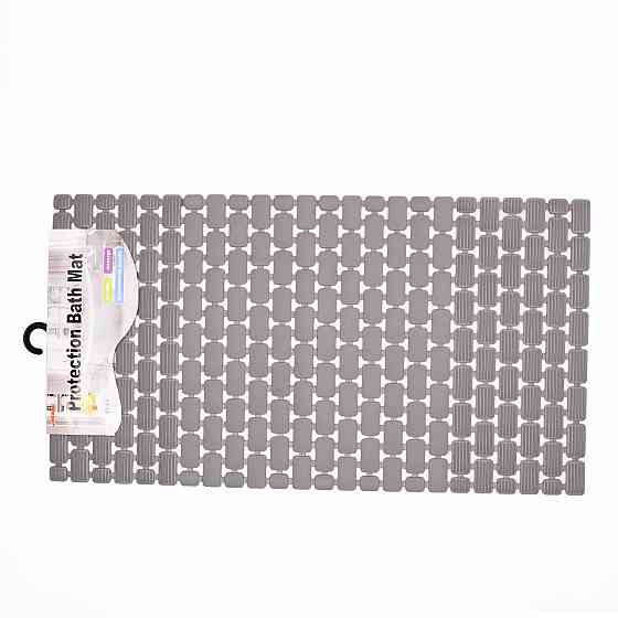 Коврик для душа на присосках 73×40 см, сірий Київ