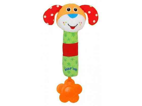 Игрушка для руки плюшевая TE-8377B-26D Собачка ТМ BABY MIX Киев
