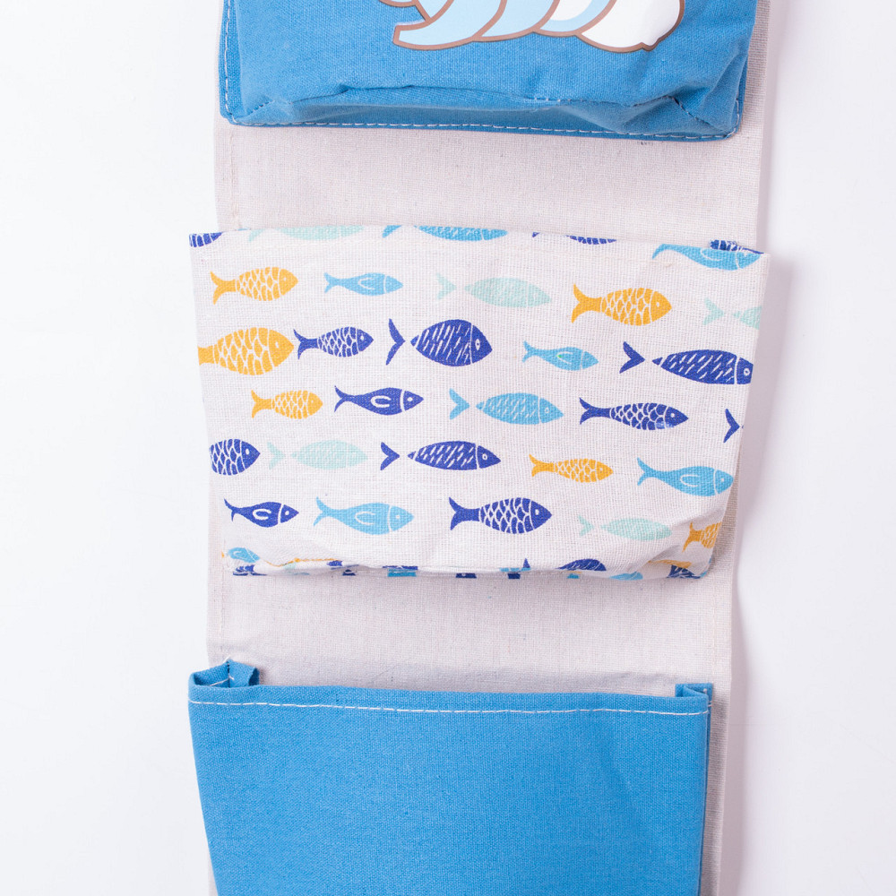 Подвесной органайзер на 5 отделений 20×58 (см) Синий HP-41-13BL Киев - изображение 8