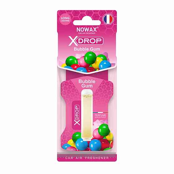 Ароматизатор целюлозний з капсулою Nowax серія X Drop - Bubble Gum Киев