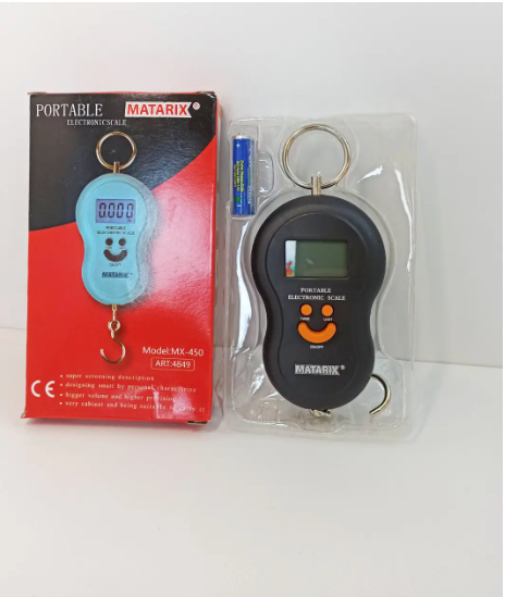 Ручні Електронні кантерні ваги MATARIX MX-450 50кг для вимірювання вагового товару 4849 Одеса - фото 9