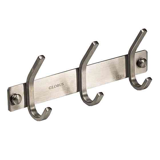 Планка с крючками Globus Lux SQ 9435-3 SUS304 (000019476) Киев