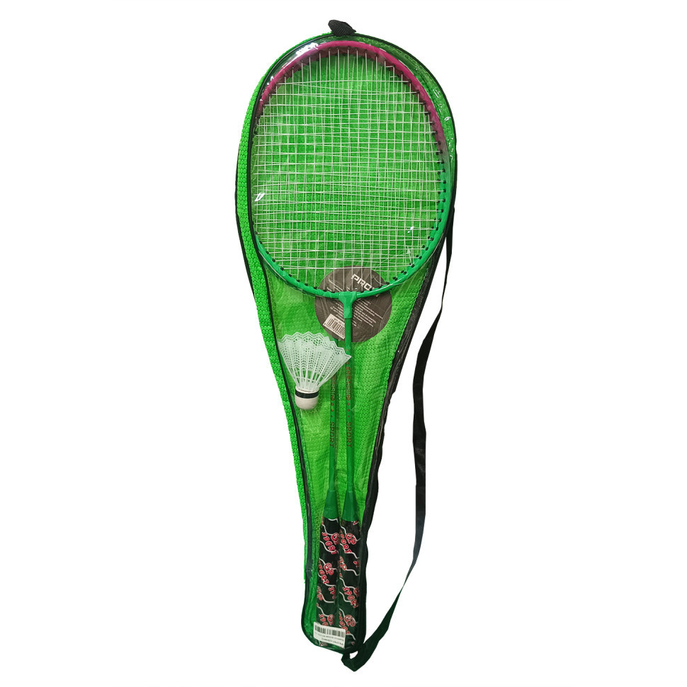 Набор Бадминтона MS 0757-1(Green) 2 ракетки, воланчик, в чехле Винница - изображение 1