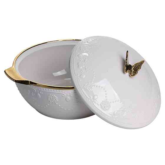 Суповий сервіз на 6 осіб супниця 3 (л) з бульйонницями 300 (мл) тарілки для супу SPW-16 Київ