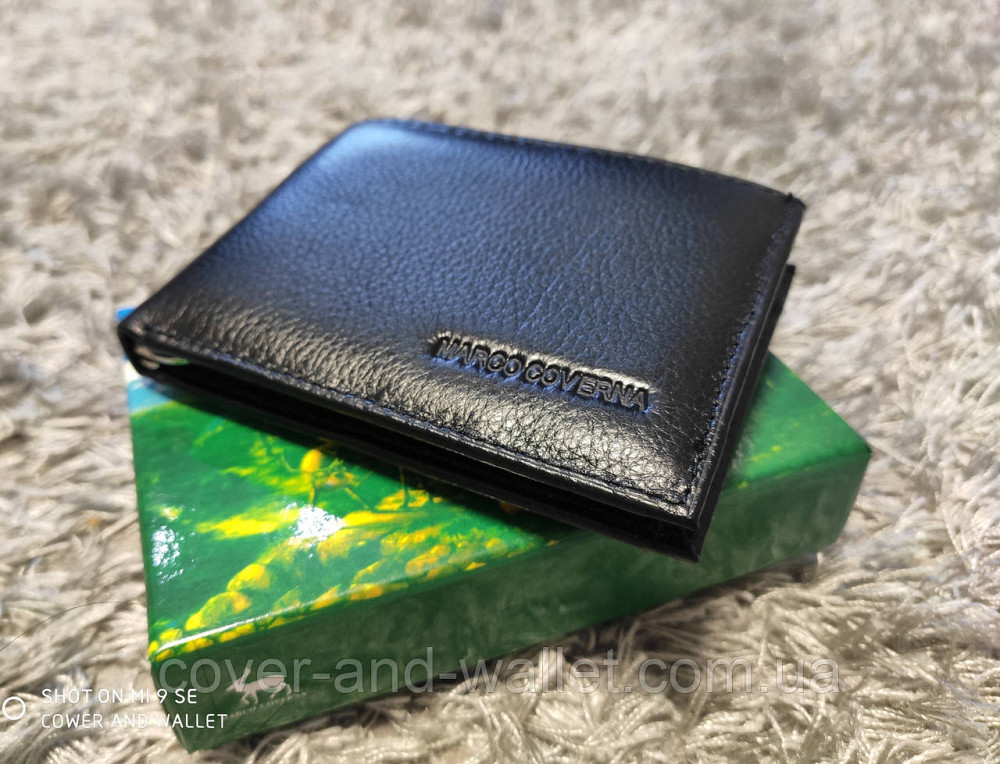 Маленький мужской кошелек на магнитах с зажимом для купюр Marco Coverna Киев - изображение 3