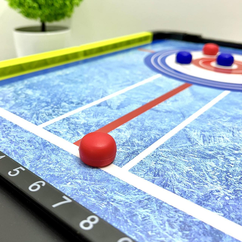 Футбол настільний 3в1 баскетбол керлінг на штангах ігрове поле 28,5-39,5см м'ячі (960-3) Чернігів - фото 2