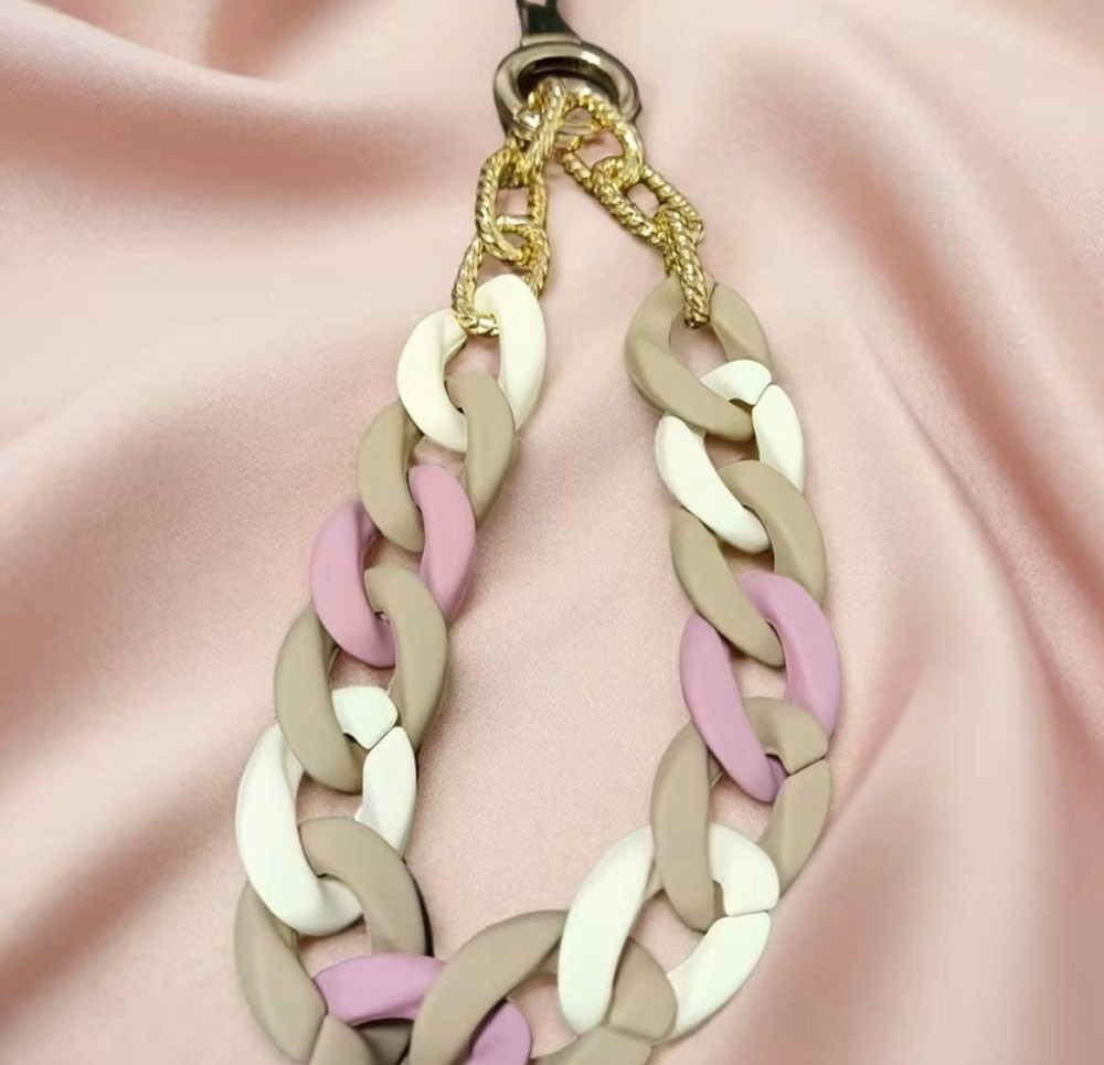 Ланцюжок для телефону 16 см акриловий, ремінець на руку для смартфона, брелок тримач Київ - фото 2