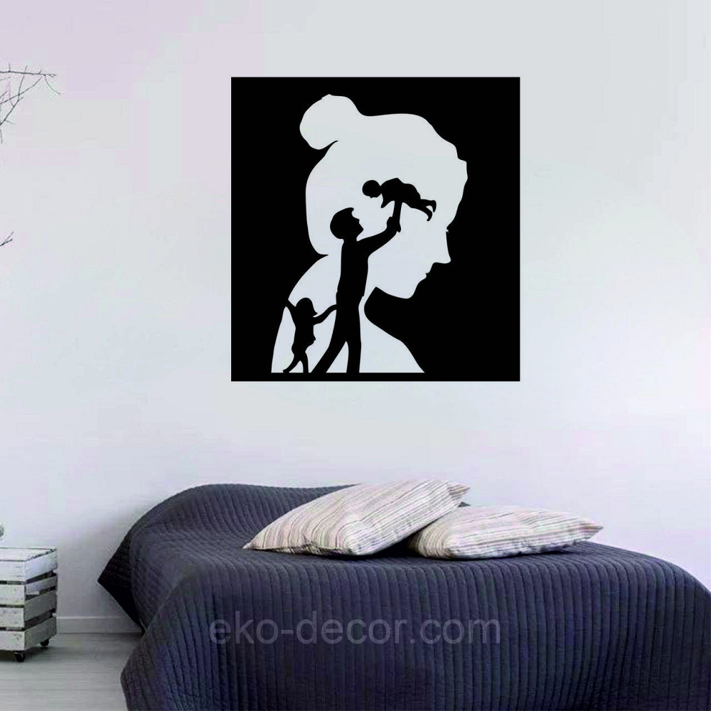 Декоративне настінне Панно «Родина», Декор на стіну Київ - фото 3