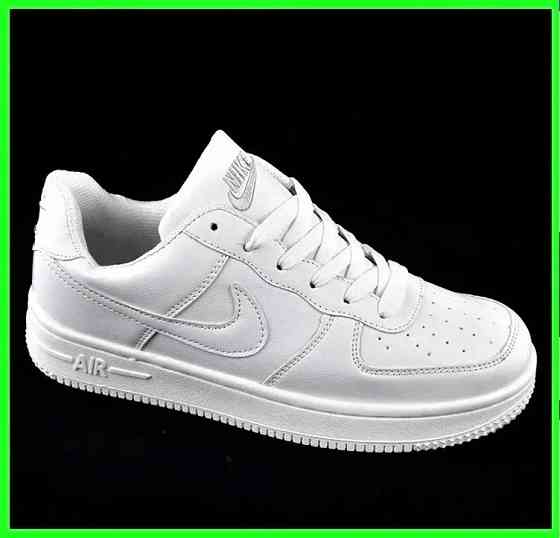 Кроссовки Nike Force Белые Женские Форсы Кожаные Найк (размеры: 36) Видео Обзор Днепр