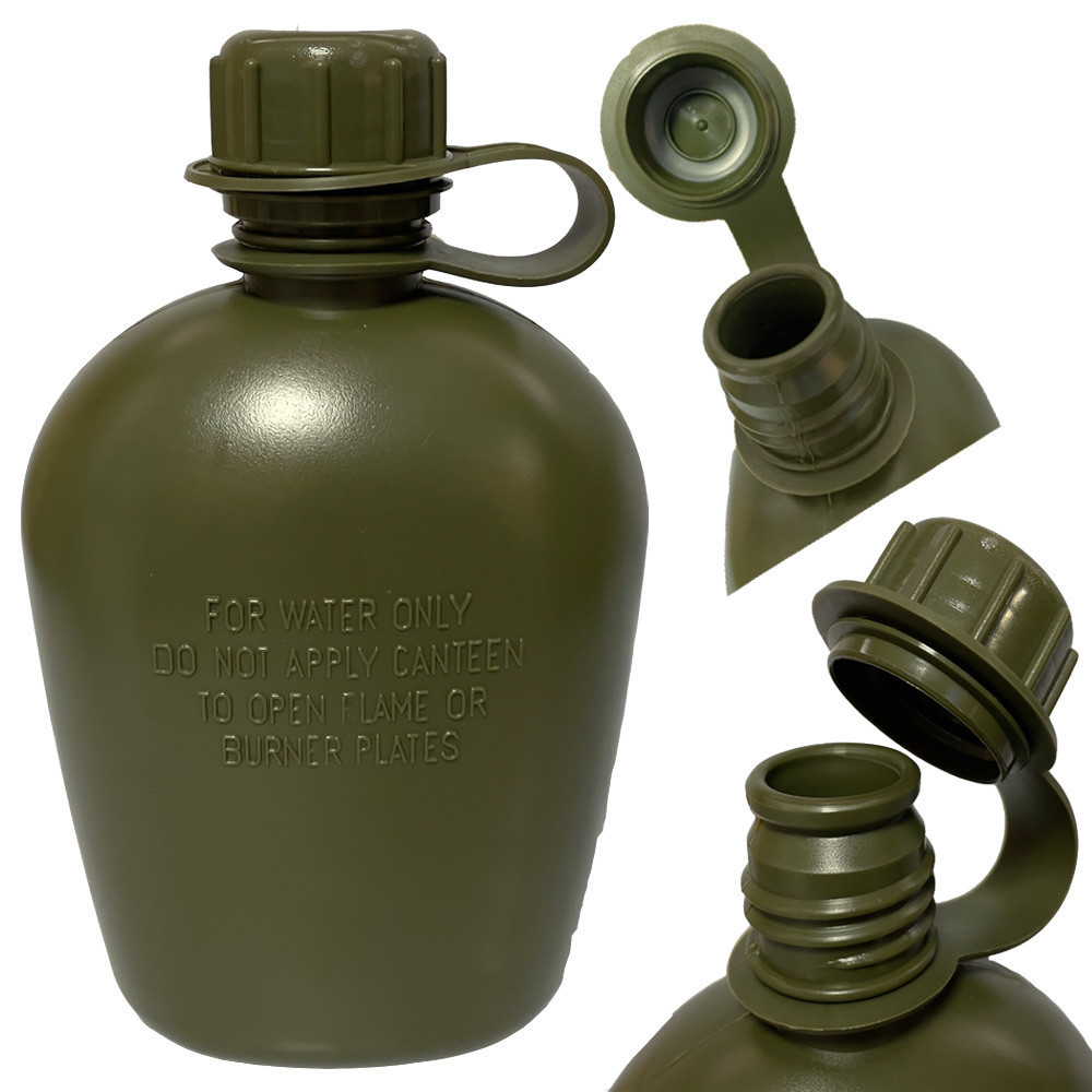 Фляга армійська 1л в чохлі Олива  (фляга тактична польова індивідуальна) Киев - изображение 3