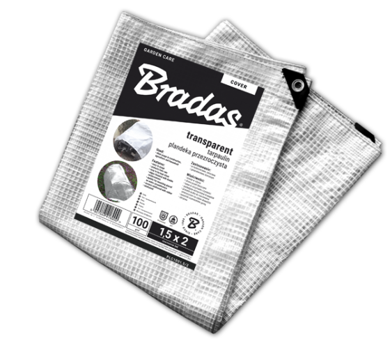 Тент прозрачный армированный 6х10 100 гр/м² Bradas, Польша Одесса