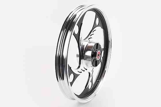 Диск задній литий 1,6-17" ALPHA/ACTIVE "хвиля", чорний (вісь 12мм) Киев