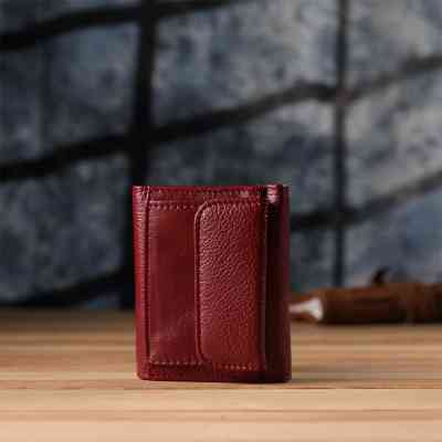 Гаманець ST Leather З натуральної шкіри Бордовий (23082) Вінниця