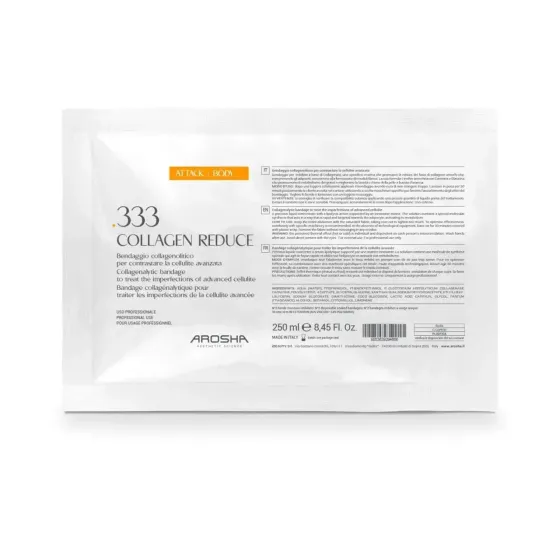 Антицеллюлитный бандаж на основе коллагеназы 1 процедура.333 COLLAGEN REDUCE 1 TREATMENT AROSHA Днепр