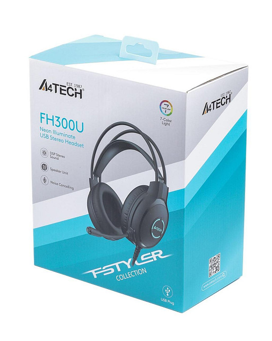 Гарнітура A4Tech FH300U Black Чорний Харьков - изображение 7