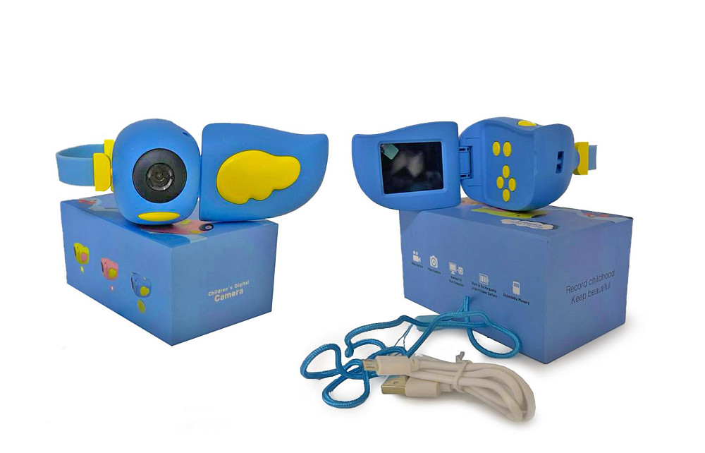 Детская видеокамера Smart Kids Video Camera A100 голубая Одесса - изображение 1