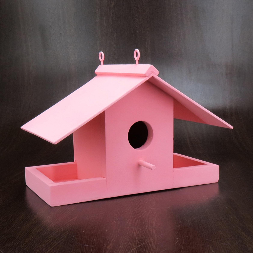 Кормушка со скворечником 