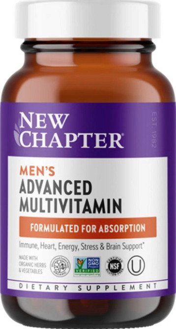 Вітаміни для чоловіків New Chapter Men's Advanced Multivitamin 48 таб Київ - фото 1