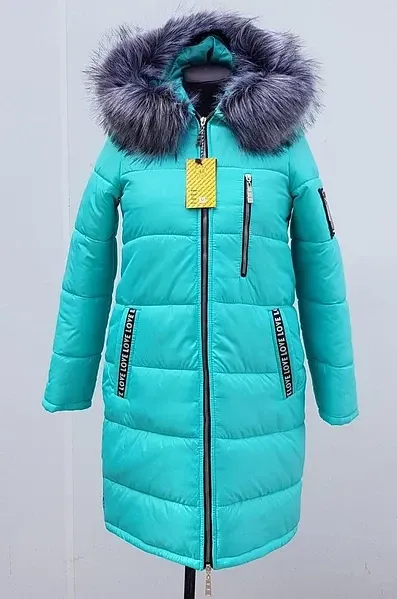 Женская модная длинная  зимняя куртка с мехом. 42-72р Киев - изображение 6