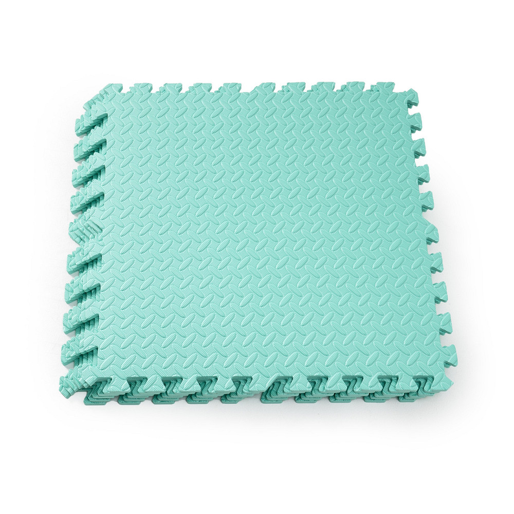 Мат пазл килимок для тренувань WCG EVA 60х60х1 см - 6 частин Бірюзовий Київ - фото 4