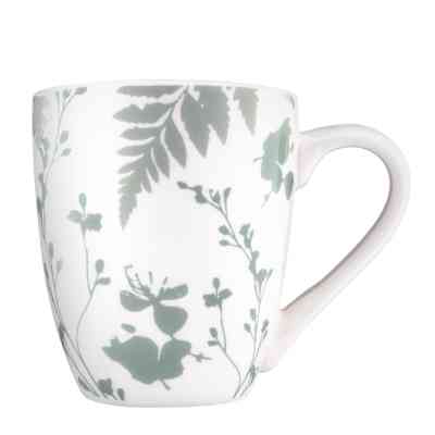 Чашка Ardesto Capri, 320мл, порцеляна, біло-зелений (AR0432CWG) Вінниця