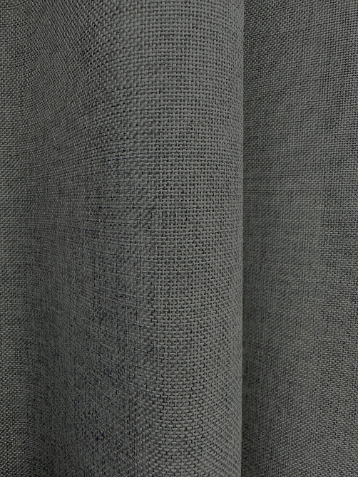 Комплект готових штор VR-Textil Льон Льон Мішковина № 1282ш Сірий 100х270 см 2 шт (31-0132) Київ - фото 8