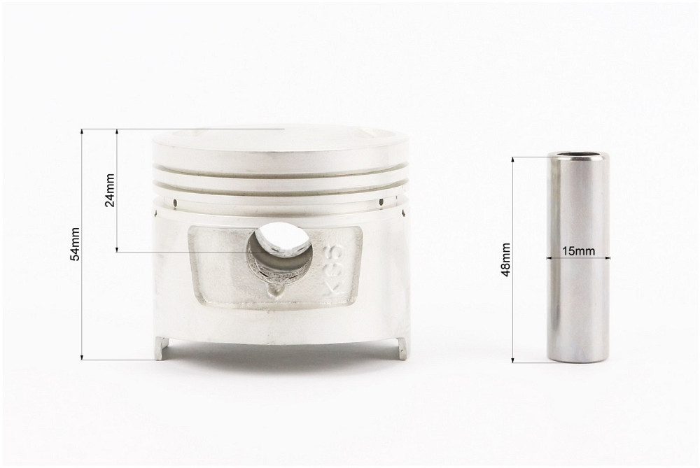 Циліндр к-кт (ЦПГ) CB150cc Ø62,0мм (висота циліндра 97мм, палець 15мм) SEE Київ - фото 6