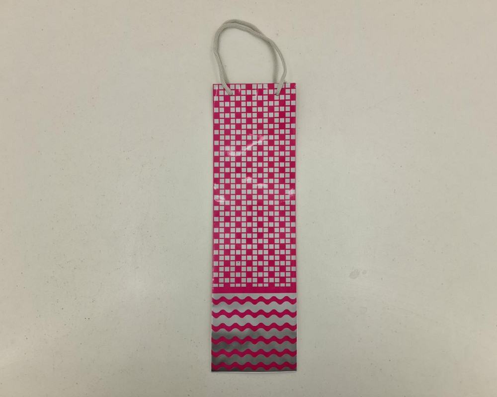 Пакет паперовий подарунковий під пляшку 12/9/36 (артBUT-65) (12 шт.) Харків - фото 4