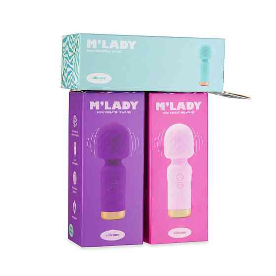 Вібромасажер M’Lady Mini Vibrating Wand Purple Sex Aura Київ