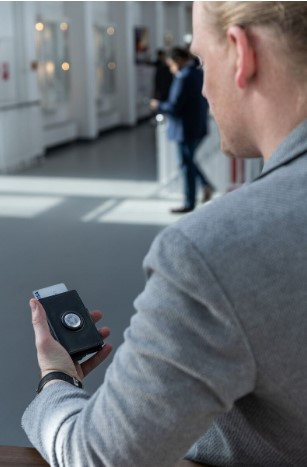 Картхолдер Troika Mens Smart Wallet с держателем для airtag Черный Киев - изображение 3