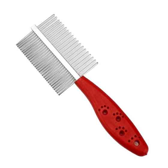 Металева двостороння гребінка для тварин, собак і котів, догляд за шерстю, 17 см Київ
