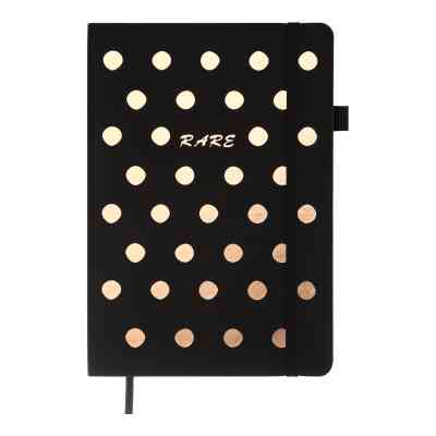 Книга записна Buromax RELAX А5 96 аркушів, чистий (чорн. бум.) золотий (BM.295422-23) Вінниця