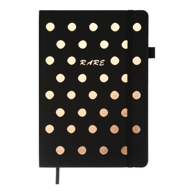 Книга записна Buromax RELAX А5 96 аркушів, чистий (чорн. бум.) золотий (BM.295422-23) Вінниця - фото 1