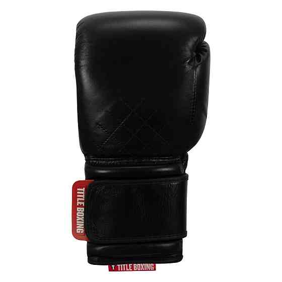 Боксерські рукавиці TITLE Boxing Ko-Vert Black 16 oz (бинти 4м. в комплекті) Кам'янське