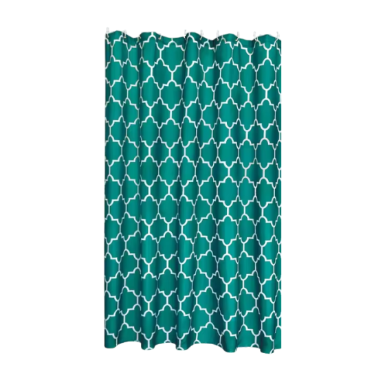 Шторка для душа и ванной комнаты с водоотталкивающим покрытием, цвет зеленый Каменец-Подольский