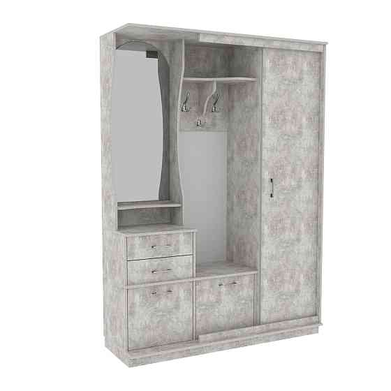 Прихожая Трио-купе TRIO, Бетон, 1508/400/2100 Львов