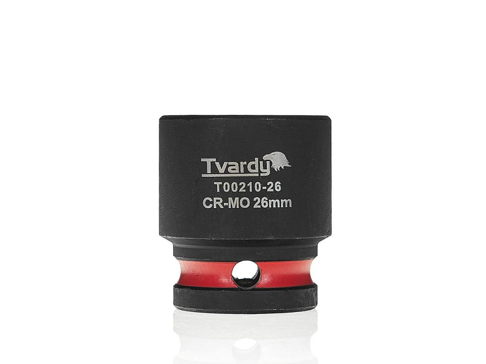 Головка ударна "Tvardy" з хром-молібденової сталі (Cr-Mo)  1/2"  6-гранна 26 мм Киев - изображение 1