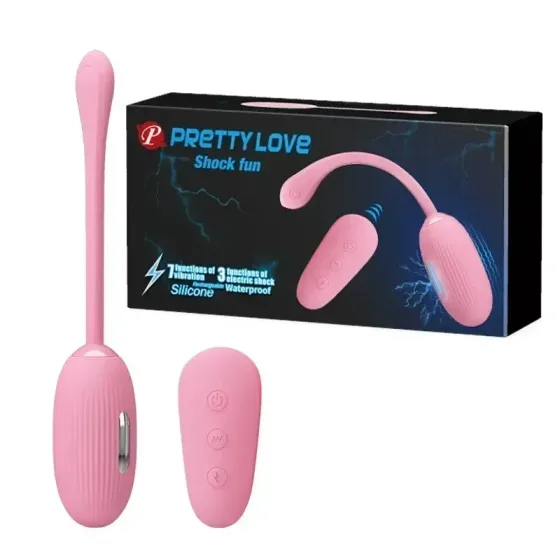 Вибрайте с пультом управления PRETTY LOVE SHOCK FUN EGG pink Sex Aura Киев