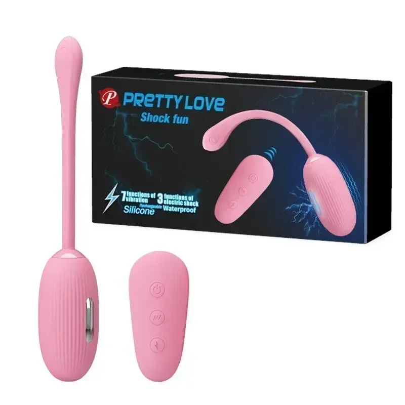 Вибрайте с пультом управления PRETTY LOVE SHOCK FUN EGG pink Sex Aura Киев - изображение 2