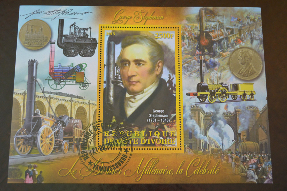 Кот-д’Ивуар. История. Личности. Блок. 2013 год (Б-1) Полтава - изображение 1