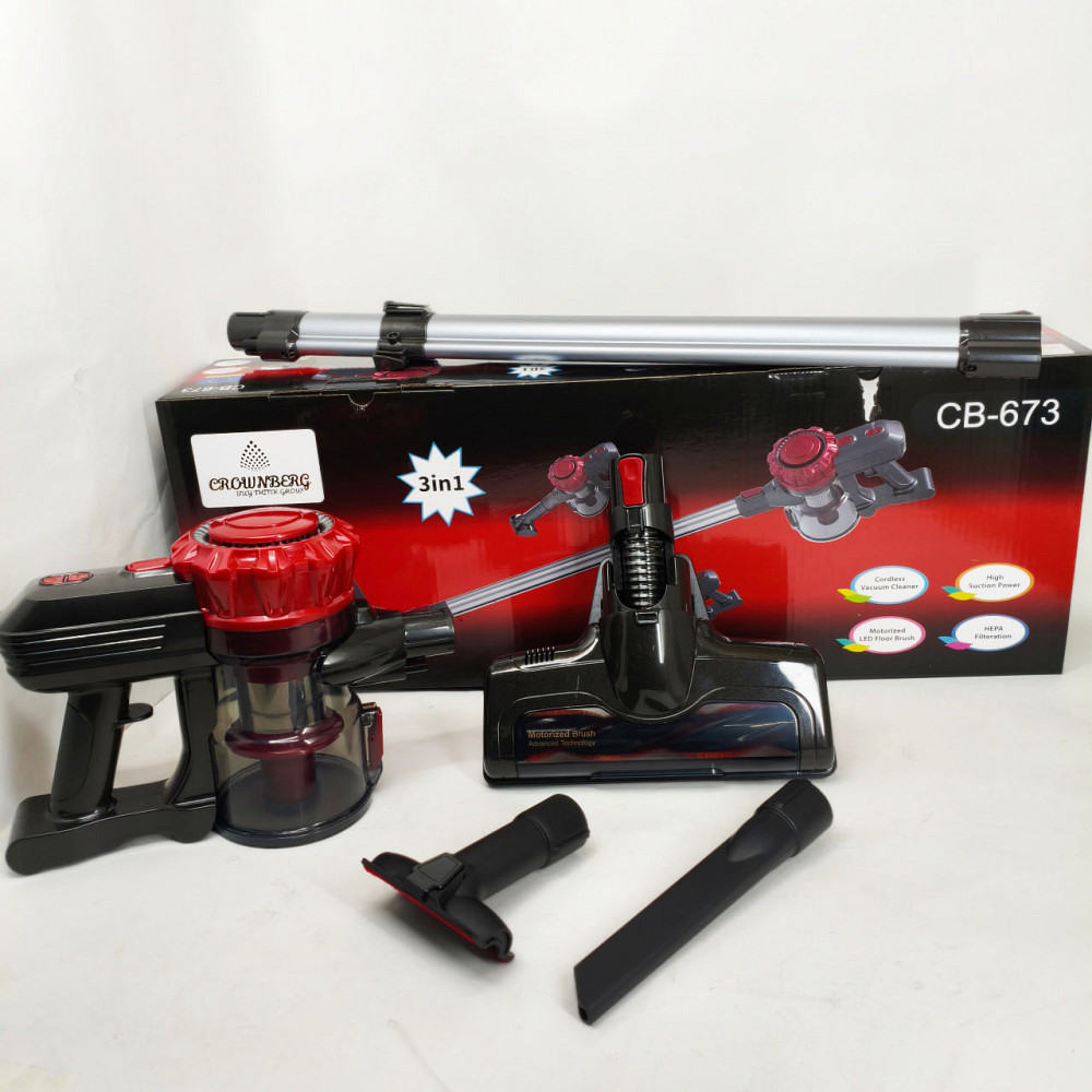 Вертикальный пылесос для дома Crownberg CB-673 2500Вт, Пылесос вертикальный для квартиры ZD-28 Львов - изображение 9