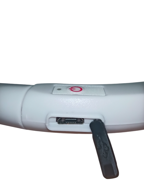 Светящийся ошейник для собак или котов с USB зарядкой имеет три режима свечения М 50 см прозрачный Киев - изображение 8