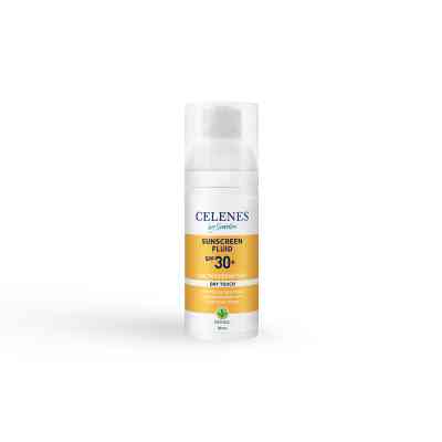 Средство от загара Celenes Sunscreen Dry Touch Fluid SPF30+ Солнцезащитный флюид 50 мл (7350104249635) Винница
