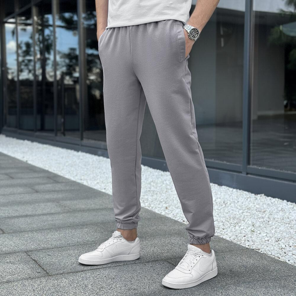 Чоловічі штани джогери з кишенями сталеві Pobedov 95 Київ - фото 1