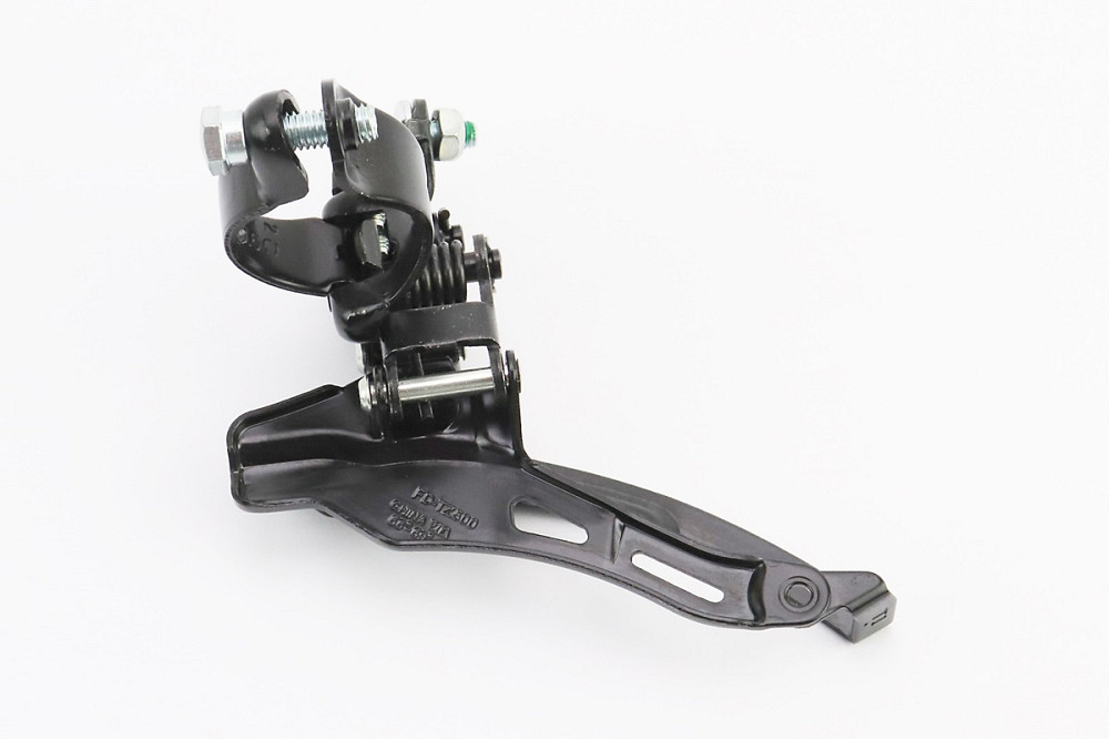Перемикач ланцюга передній з нижньою тягою, кріпл. 28,6мм, під зірку 42T, чорний FD-TZ 500 Київ - фото 2