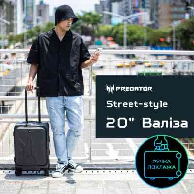 Чемодан Acer Predator Street_Sty 20&apos;&apos; Black (GP.BAG11.003) Винница